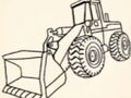 Jeu Coloriage de camions de construction  en ligne