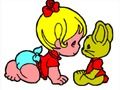Jeu Retour à l'école: Baby Girl Coloring  en ligne
