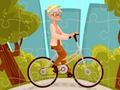 Jeu Puzzle de vélo heureux  en ligne