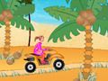 Jeu Race en VTT de fille de plage  en ligne