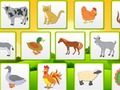 Jeu Animaux de la ferme Kids Learning Memory  en ligne
