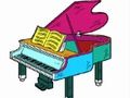 Jeu Retour à l'école: livre de coloriage pour piano  en ligne