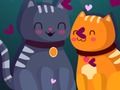 Jeu Les chats adorent le puzzle  en ligne
