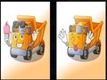 Jeu Mémoire des camions à benne  en ligne