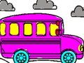 Jeu Livre de coloriage pour autobus scolaire  en ligne