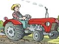 Jeu Puzzle de tracteur de dessin animé  en ligne