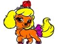 Jeu Coloriage Princesse Des Animaux De Compagnie  en ligne