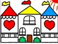 Jeu Livre de coloriage de la rentrée DOLLHOUSE  en ligne