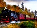 Jeu Vieux trains en puzzle en ligne