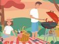 Jeu Objets cachés de pique-nique barbecue  en ligne