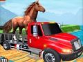 Jeu Camion de transport d'animaux de ferme  en ligne