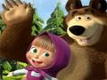 Jeu Masha et le Bear Spot La différence  en ligne