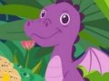 Jeu Coloriage de dinosaures mignons  en ligne