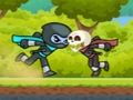 Jeu Ninja courir de haut en bas  en ligne