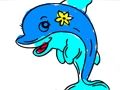 Jeu Livre de coloriage de dauphin  en ligne