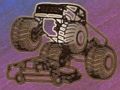 Jeu Coloriage Monster Trucks  en ligne
