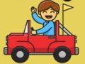Jeu Coloriage de camions jouets  en ligne