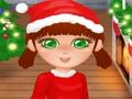 Jeu Habillage de fille de Noël  en ligne