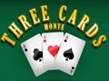 Jeu Trois cartes monte en ligne Jeu Trois cartes monte en ligne