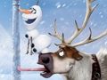 Jeu Les puzzles de Noël d'Olaf  en ligne