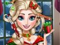 Jeu Coupe de cheveux de Noël de la reine des glaces  en ligne