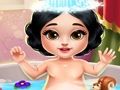 Jeu Bain de bébé blanc neige  en ligne