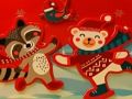 Jeu Puzzle amusant de nouvel an d'hiver  en ligne