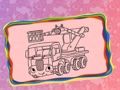 Jeu Coloriage de camions drôles  en ligne