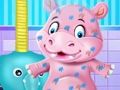 Jeu L'heure du bain bébé hippopotame  en ligne