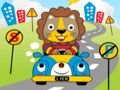 Jeu Puzzle de conduite d'animaux  en ligne
