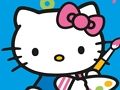 Jeu Couleur par numéro avec Hello Kitty  en ligne