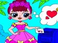 Jeu Coloriage Popsy Surprise Saint Valentin  en ligne
