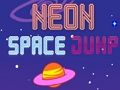 Jeu Saut spatial au néon  en ligne