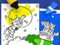 Jeu Coloriage Alfie le loup-garou  en ligne