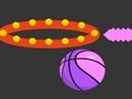 Jeu Dunk Ball a tiré sur le coup de basket-ball de cerceau en ligne