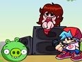 Jeu Vendredi soir Funkin 'vs PIG d'Angry Birds  en ligne