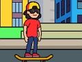 Jeu Skateboard wheelie en ligne