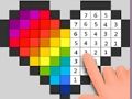 Jeu Pixel par numéros  en ligne