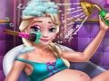 Jeu Soins pour le bain Ice Queen enceinte  en ligne
