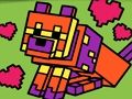 Jeu Coloriage Mineblox Facile Pour Enfants  en ligne
