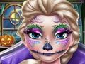 Jeu Maquillage Halloween Effrayant Elsa  en ligne