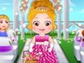 Jeu Petite fille aux fleurs noisette  en ligne