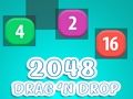 Jeu 2048 glisser-déposer  en ligne