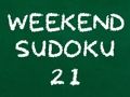 Jeu Week-end Sudoku 21  en ligne