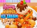 Jeu Crème glacée délicieuse à la gaufre  en ligne