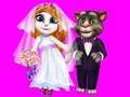 Jeu Talking Tom Angela lune de miel exotique  en ligne