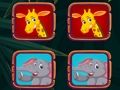 Jeu Mémoire des animaux  en ligne