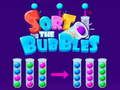 Jeu Trier les bulles  en ligne