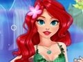 Jeu Déco château de sable sous-marin sirène  en ligne