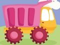 Jeu Puzzle de camions pour enfants mignons  en ligne